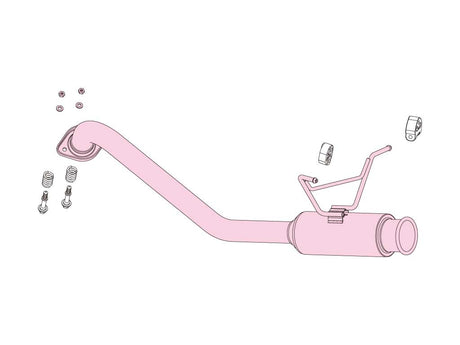 Fujitsubo Rivid Exhaust - Honda Fit Rs 1.5 2WD GK5