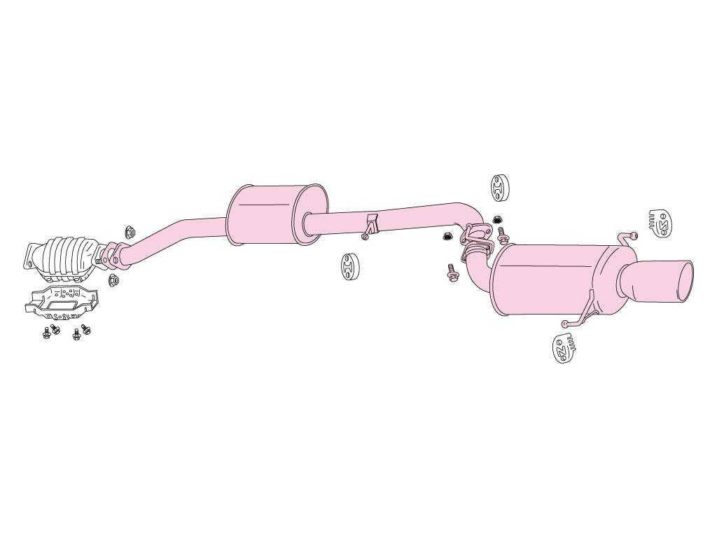 Fujitsubo Legalis R Type Evolution Exhaust - Nissan Silvia 2.0 Turbo S15
