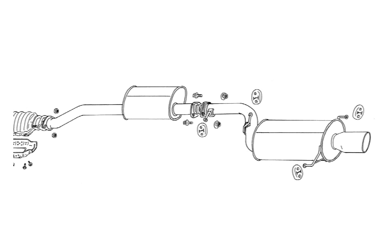 Fujitsubo Legalis R Exhaust - Nissan Silvia 2.0 S14