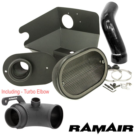 Ramair Performance Foam Induction Kit With Turbo Elbow for 2.0 TSI MQB VAG - Black Hose
