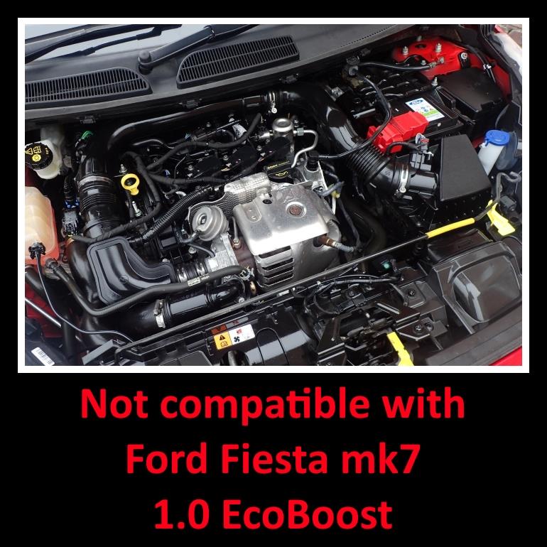 Ramair Performance Foam Induction Kit for MK8 Ford Fiesta ST 1.0 EcoBoost - Black Hose
