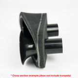 Ramair MS-010 - 2x Twin Inlet Motorcycle Carb Sock Air Filter