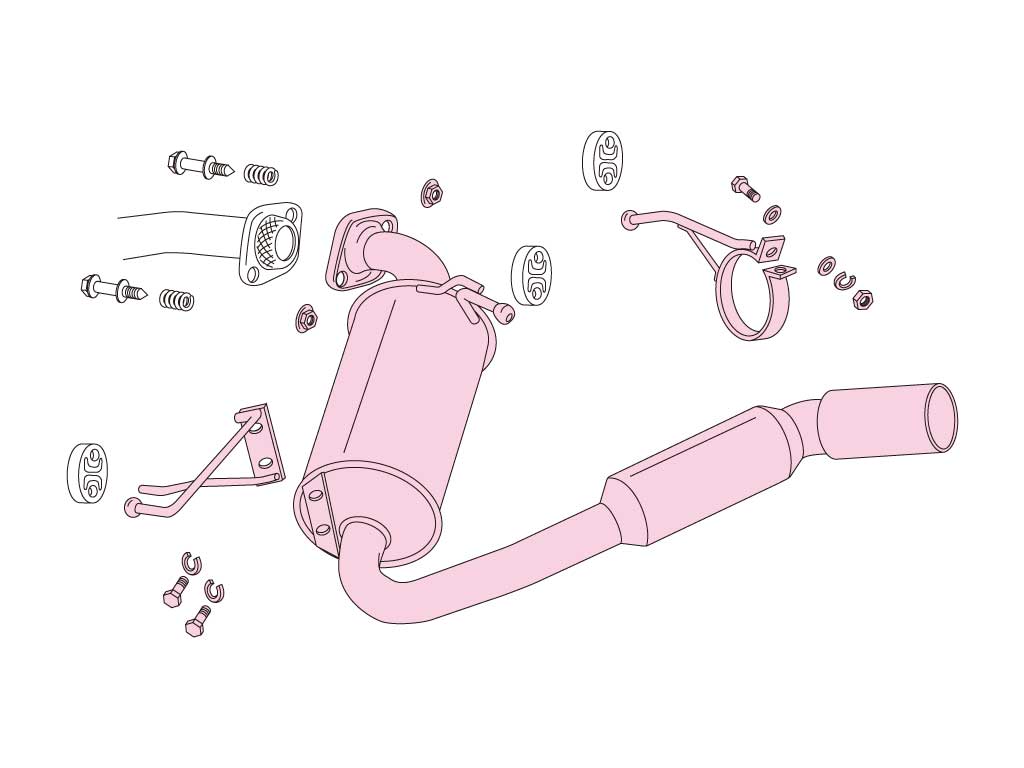 Fujitsubo Power Getter Exhaust - Toyota Celica Ss-Ii ZZT231