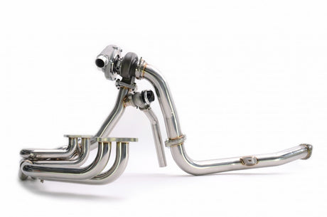 RCM Rotated Turbo Up & Downpipe Kit for V-Band GENII Garrett Turbochargers