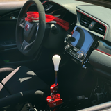 Hybrid Racing 130R Delrin Shift Knob White M10x1.25