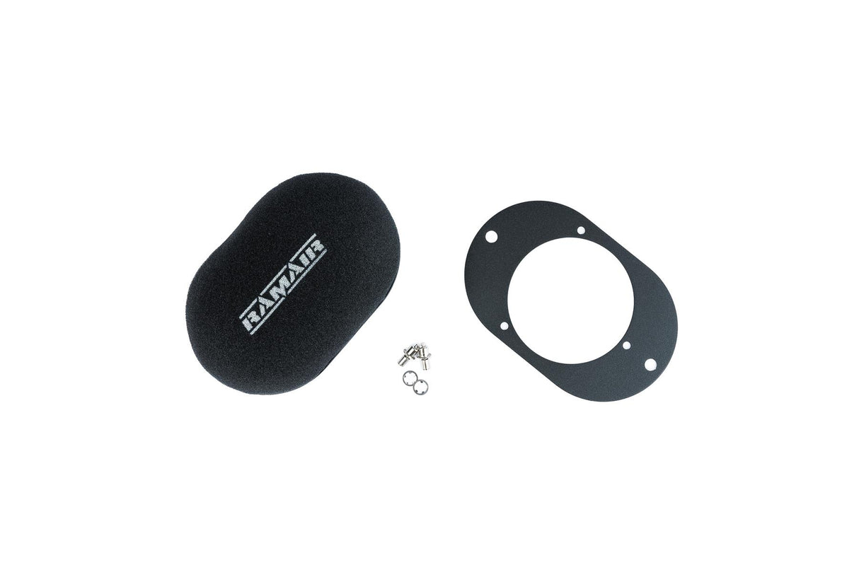 Ramair Domed Carb Air Filter & Baseplate to fit Weber 23/32 TLD  - 100mm Internal Height