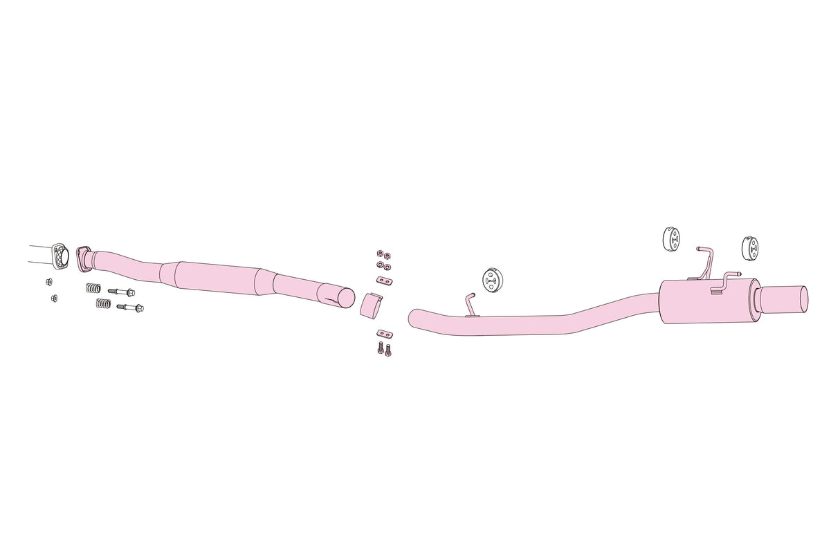Fujitsubo A-RM Exhaust - Subaru WRX STI 2.0 Turbo VAB