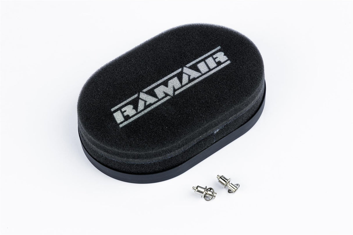 Ramair Carburettor Foam Air Filter with Baseplate to fit Pierburg 2B2, 2B4, 2B5 - 25mm Internal Height