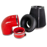 Ramair Performance Pleated Induction Kit for MK2 Focus ST - Red Hoses
