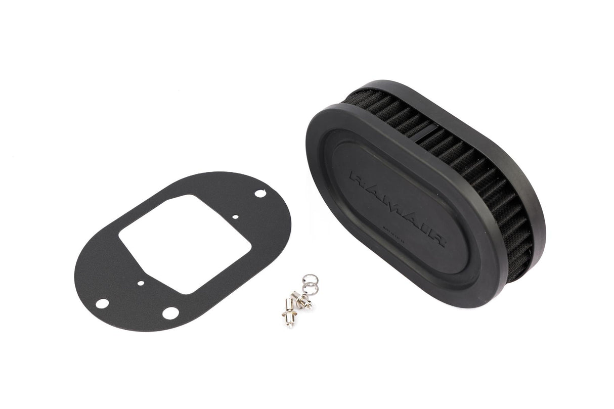 Ramair Pleated Carburettor Air Filter Baseplate to fit Weber 32/34 DFT  40mm Int Height