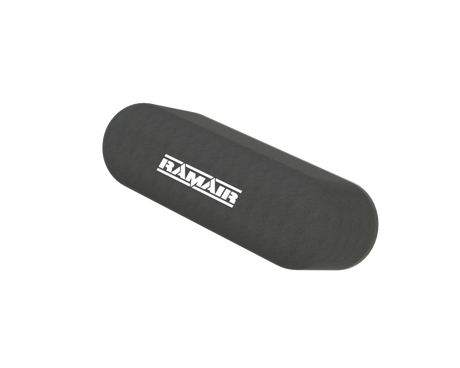 Ramair Twin Domed Carb Air Filter & Baseplate to fit MG B SU HS4 - 125mm Internal Height