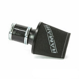 Ramair Ramair Small Foam Filter Aluminium Base 70mm (2.75inch) OD Black with Silicone Coupler