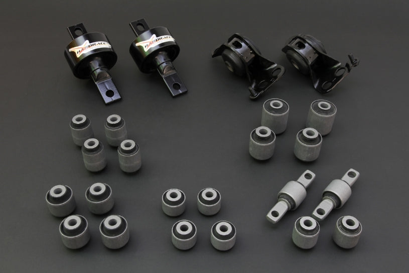 Hardrace Hardened Rubber Arm Bushes Complete JDM, 24pc Set - Integra DC2 Type R