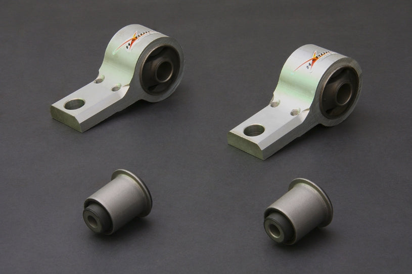 Hardrace Hardened Rubber Front Lower Arm Bushes, 4pc Set - Ford Fiesta Mk5, Mazda2 02-07