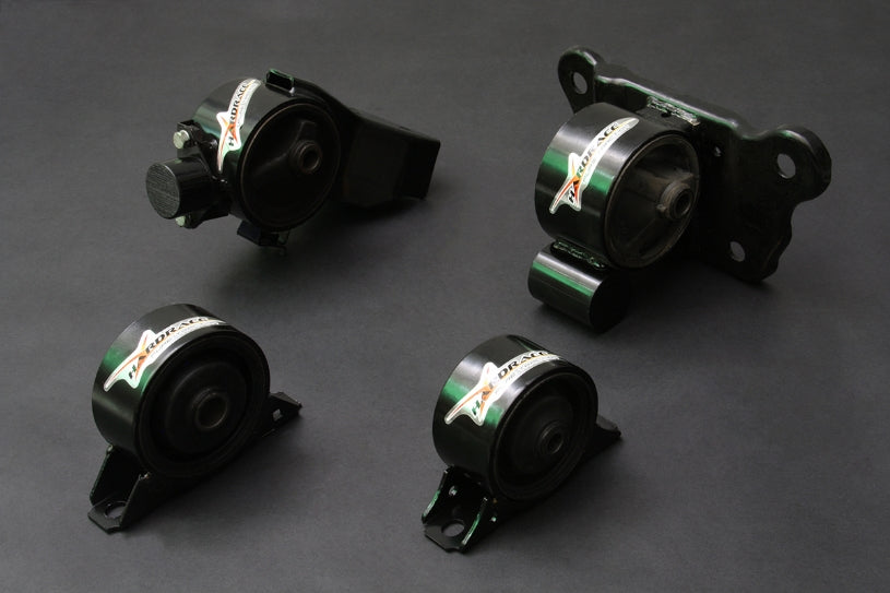 Hardrace Hardened Engine Mounts, 4pc Set - Lancer Virage AT 1.6 97-00