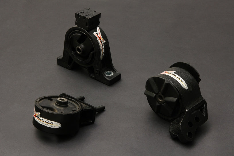 Hardrace Hardened Rear/Left Engine Mounts, 3pc Set - Solio 02-05