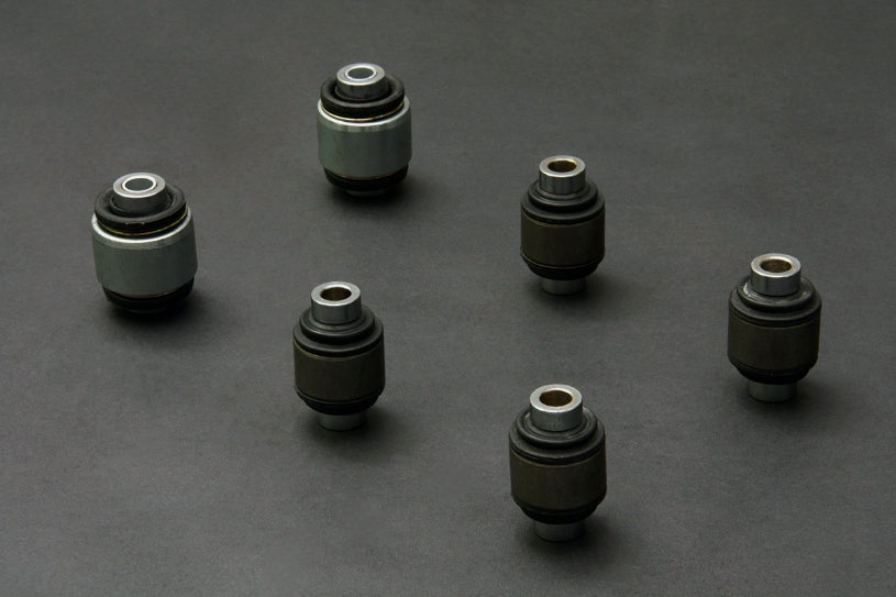 Hardrace Spherical Bearings Rear Lower Arm Bushes 50mm Shock Bushes, 6pc Set - Civic EG