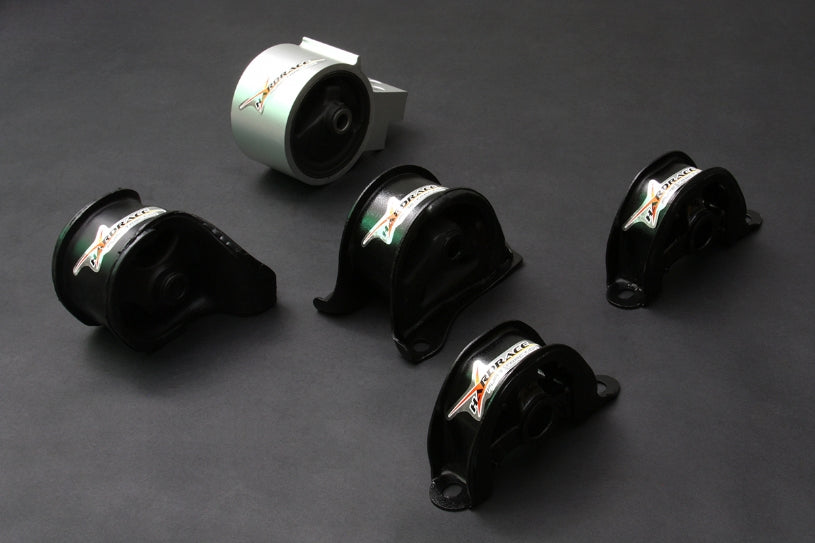 Hardrace Hardened Engine Mounts Right Left Back, 3pc Set - Civic EG, Auto B-SERIES D-Series 92-96