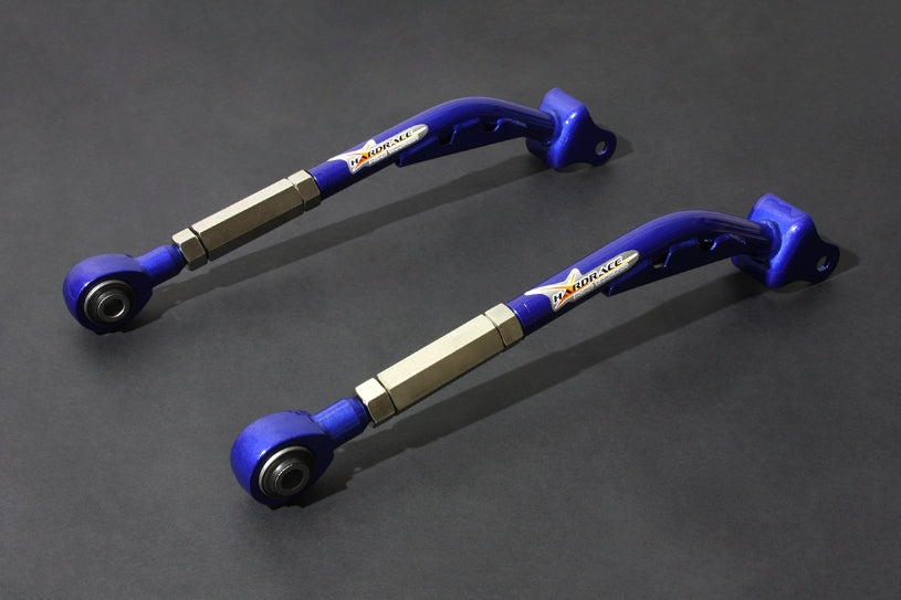Hardrace Adjustable Rear Rear Lateral Arms, Hardened Rubber Bushes - Legacy BE / BH / BL / BP, Outback 98-09
