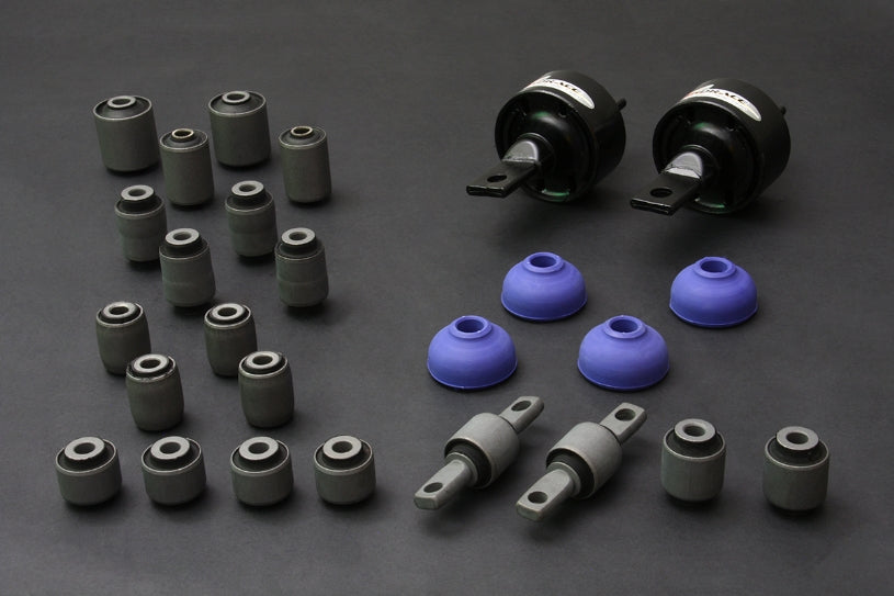 Hardrace Hardened Rubber Complete Bushes Kit, 26pc Set - Civic CRX EF USDM