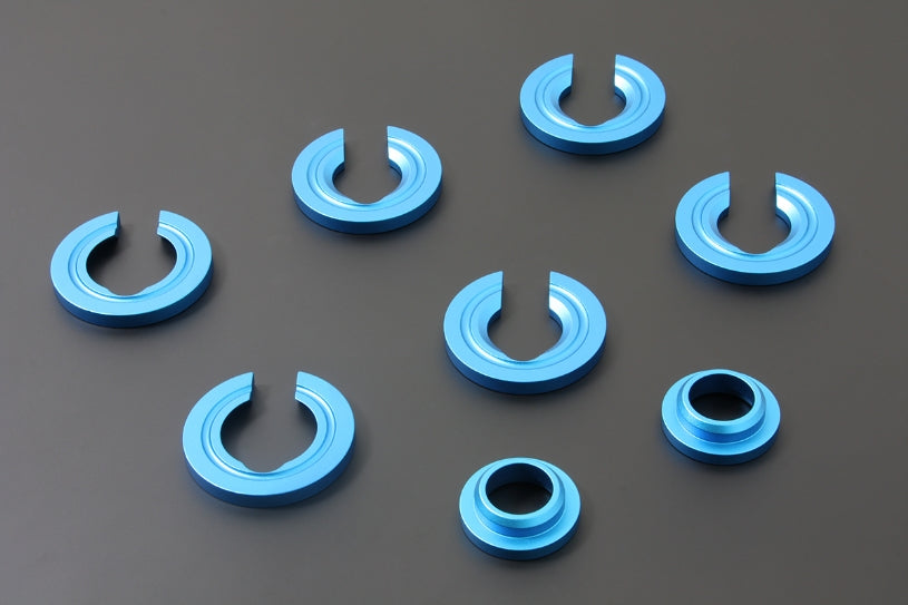 Hardrace Rear Subframe Bushes Collars, 8pc Set - IS300 GS300 SC430, JZX110