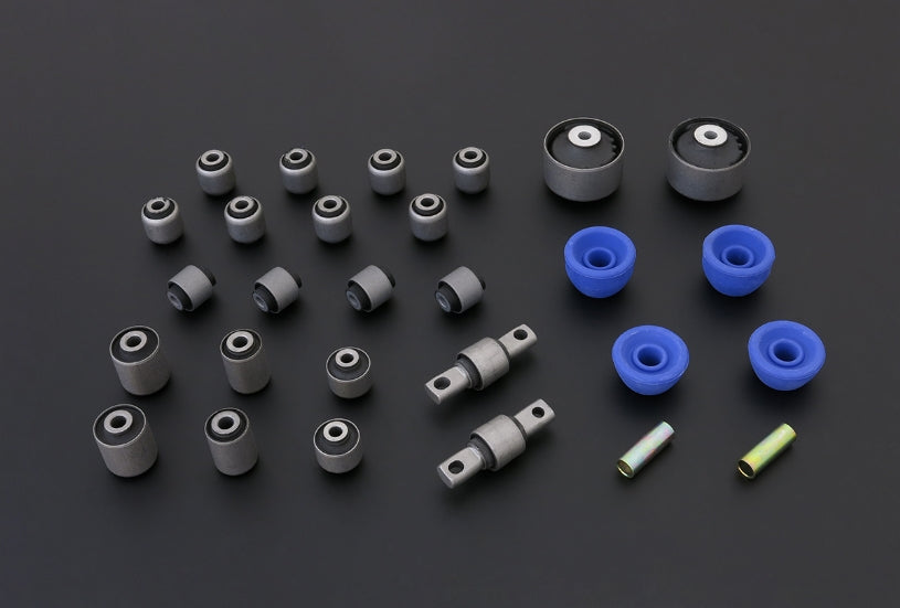 Hardrace Hardened Rubber Complete Bushes, 28pc Set - Accord 90-93