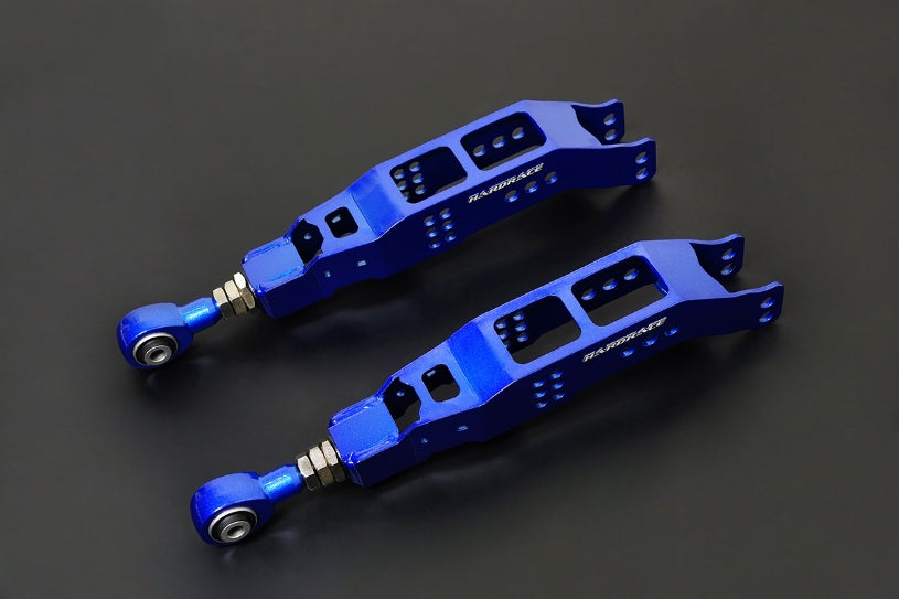 Hardrace Stance Series Rear Lower Control Arms And Camber Kit, Hardened Rubber Bushes - Impreza GRB, Legacy BM / BR, BRZ, GT86