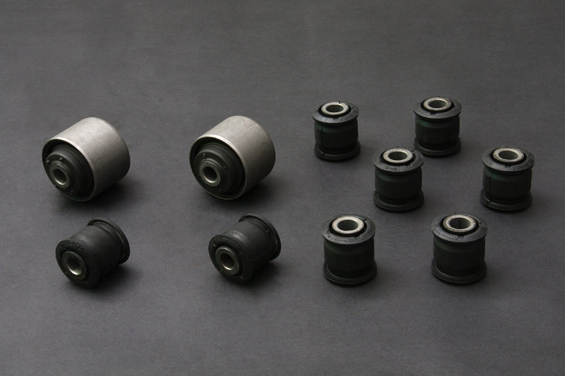 Hardrace Hardened Rubber Rear Arm Bushes, 10pc Set - Impreza GC / GD