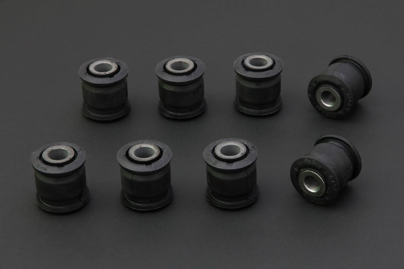 Hardrace Hardened Rubber Rear Lateral Arm Bushes, 8pc Set - Impreza GC / GD
