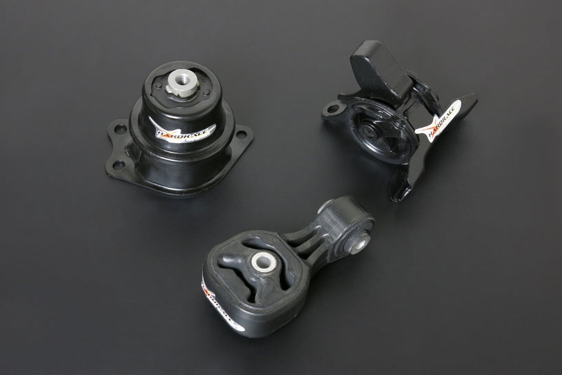 Hardrace Street Series Hardened Engine Mount, 3pc Set - Fit GE AT