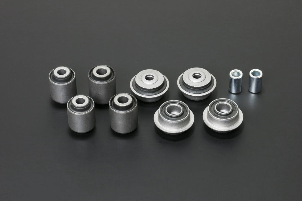 Hardrace Rear Lower Arm Bushes Hardened Rubber, 10pc Set - S2000 AP1 / AP2