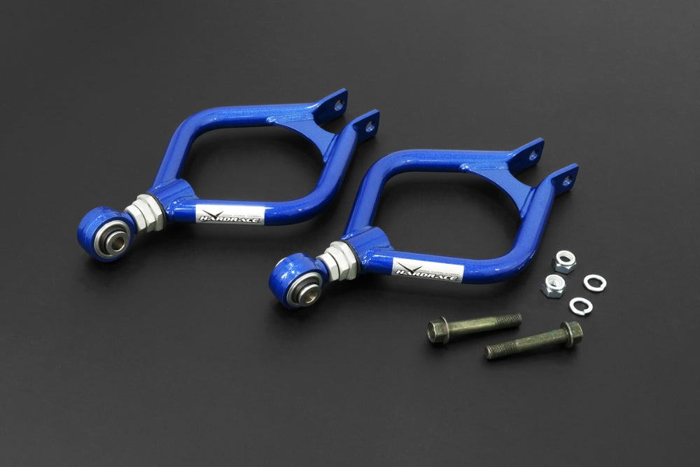 Hardrace Adjustable Rear Upper Camber Kit, Spherical Bearings - 200SX S13, Skyline R32, Laurel C33, Cefiro A31
