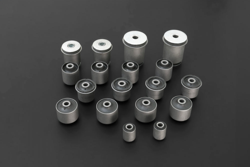 Hardrace Arm Bushes Complete Hardened Rubber, 18pc Set - Land Cruiser J300
