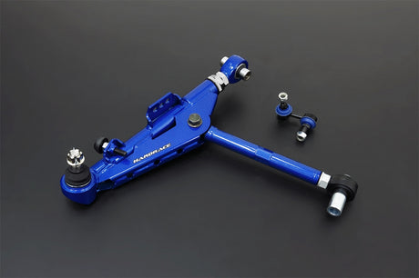 Hardrace Adjustable 25mm Extended Front Lower Control Arms And Drop Links V2, Spherical Bearings, 4pc Set - 200SX S13