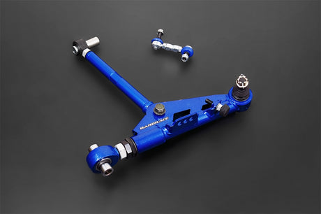 Hardrace Adjustable Front Lower Control Arms And Drop Links V2, Spherical Bearings, 4pc Set - 200SX S14, Silvia S15