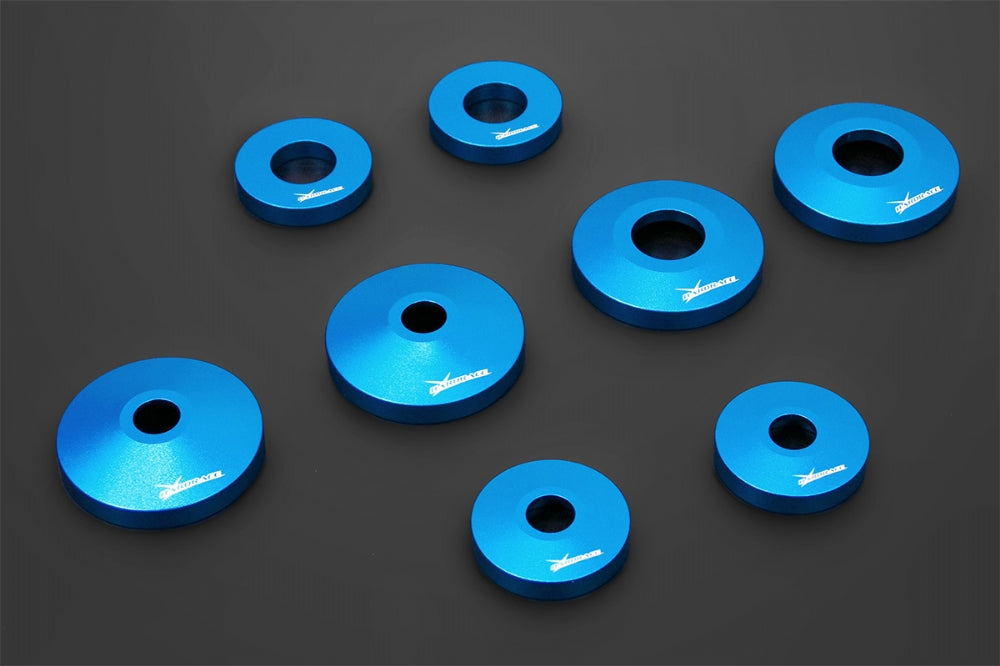Hardrace Rigid Diff Mount Collar, 8pc Set - S2000 AP1 / AP2
