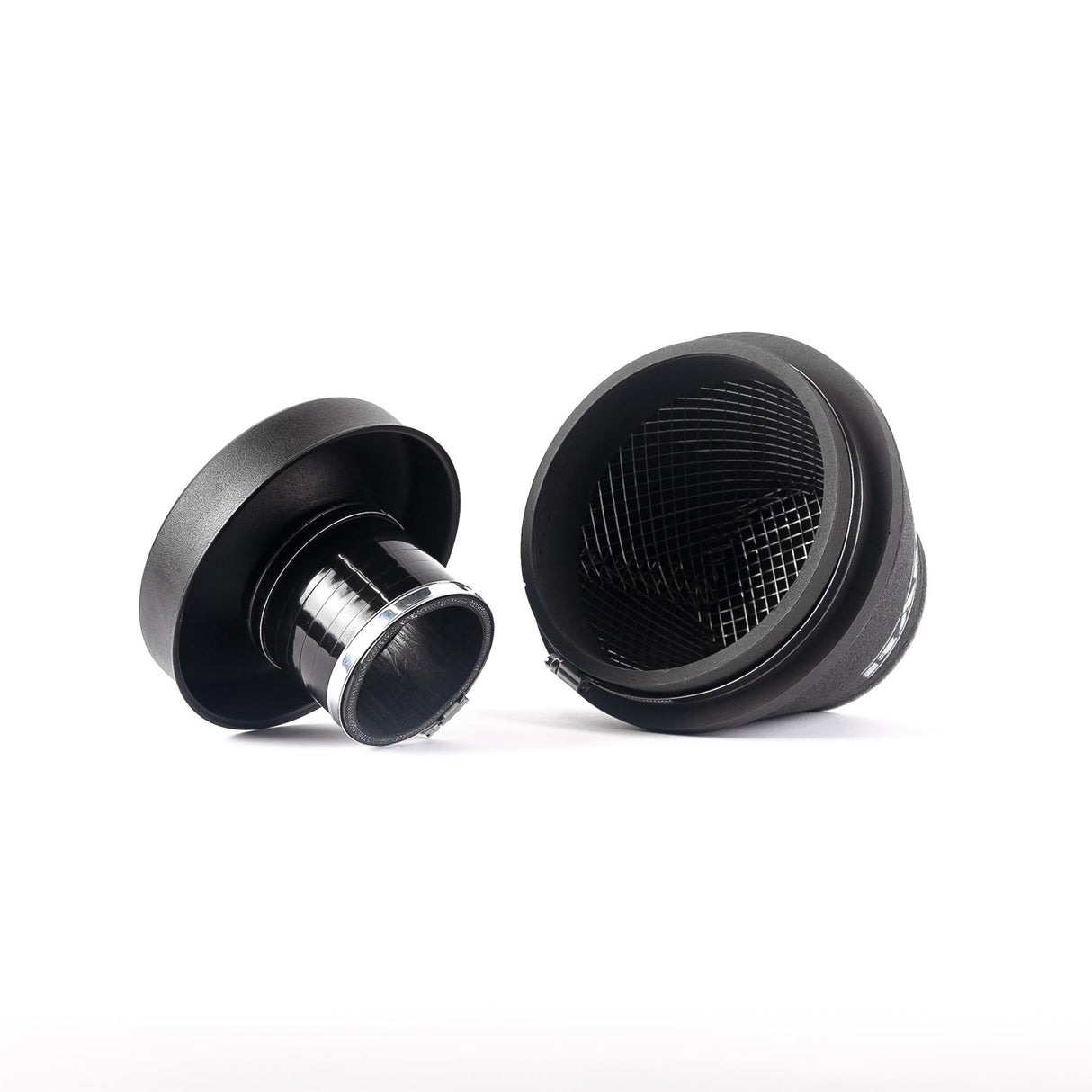 Ramair Ramair 70mm (2.75inch) ID Neck Medium Cone Air Filter with Velocity Stack and Coupling