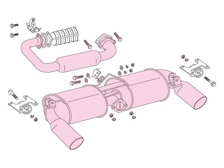 Fujitsubo Legalis R Exhaust - Toyota Mr2 Twincam 16V SW20