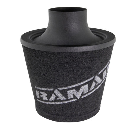 Ramair Ramair Large Foam Filter Aluminium Base 80mm (3.1inch) OD Black