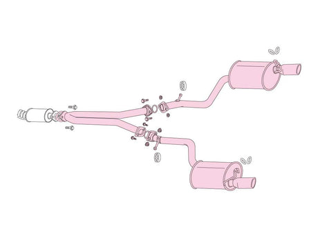 Fujitsubo Legalis R Exhaust - Lexus GS300 JZS160