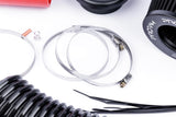 Ramair Performance Pleated Induction Kit for VW MK5 Golf R32 3.2 V6  - Red Hoses