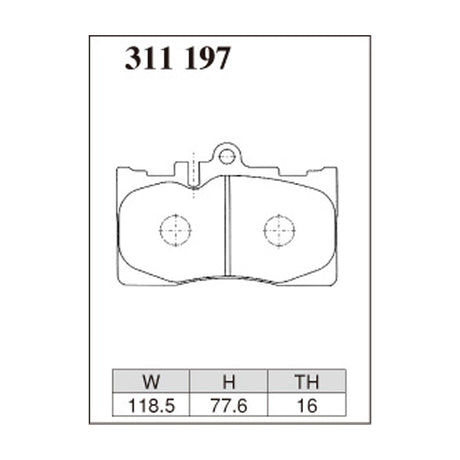 Dixcel Z Type Brake Pads - Front - Celsior UCF*