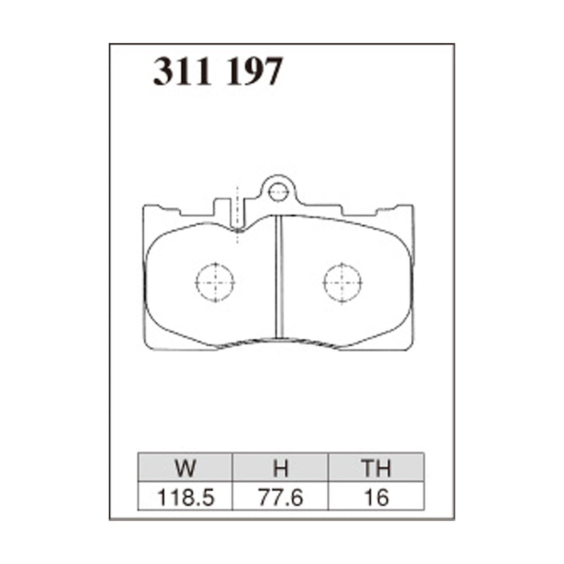 Dixcel ES Type Brake Pads - Front - Sershi UCF30/31