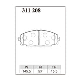 Dixcel ES Type Brake Pads - Front - Grampa/Grand Hiji