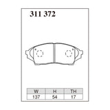Dixcel Z Type Brake Pads - Front - Mark II GX/LX100 98/8-00/11