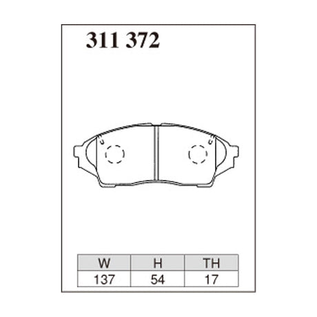 Dixcel Z Type Brake Pads - Front - Mark II GX/LX100 98/8-00/11