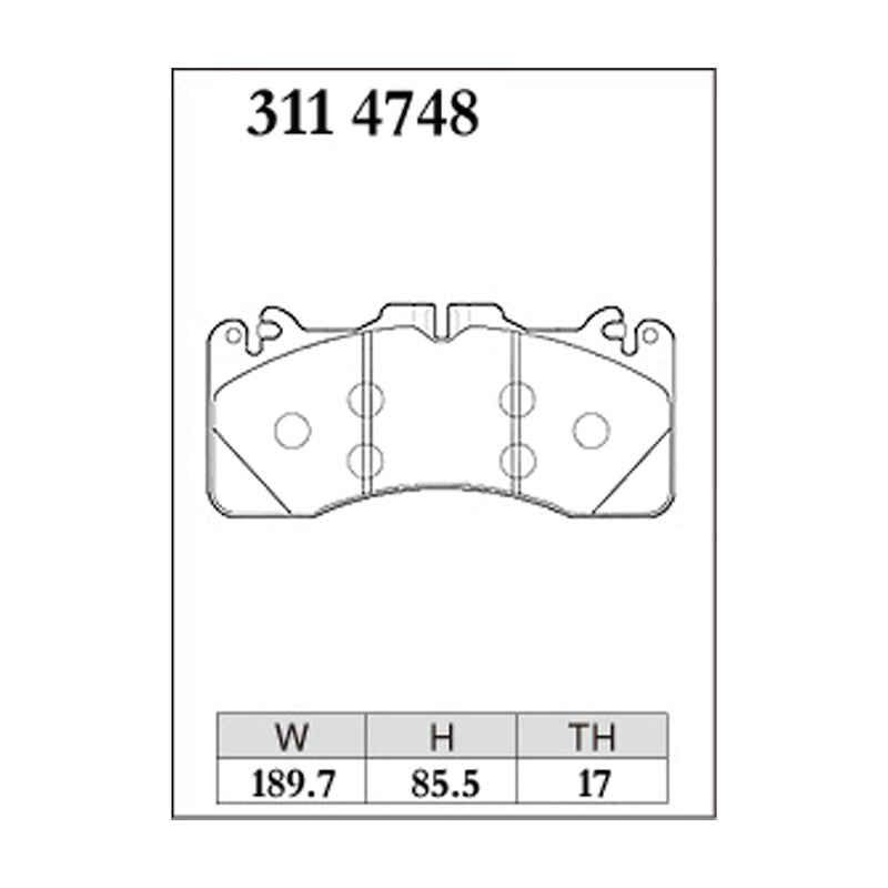 Dixcel ES Type Brake Pads - Front - ES 311 4748