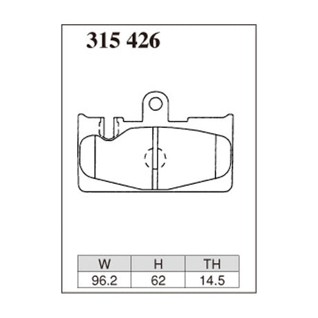 Dixcel ES Type Brake Pads - Rear - Celsior UCF30/31 MC 00/10 ~