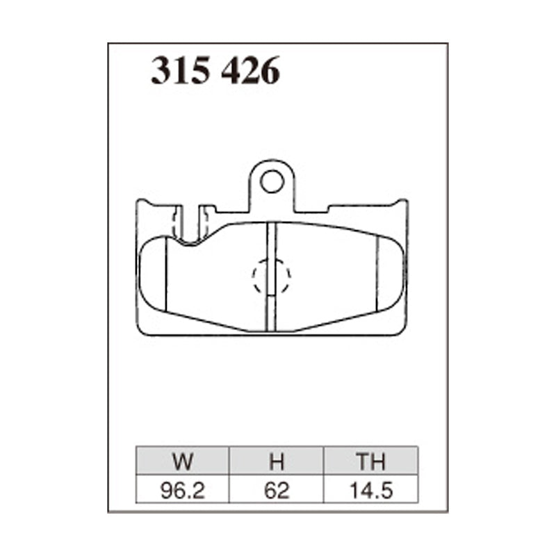 Dixcel ES Type Brake Pads - Rear - Celsior UCF30/31 MC 00/10 ~