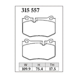 Dixcel Z Type Brake Pads - Rear - Lexus RC F/GS F